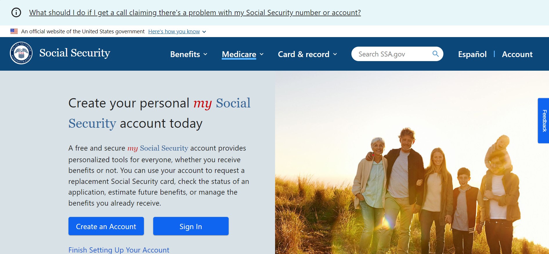 ssa login