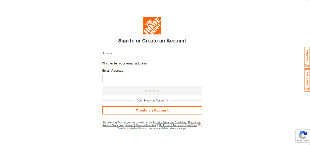 Home Depot Credit Card Login