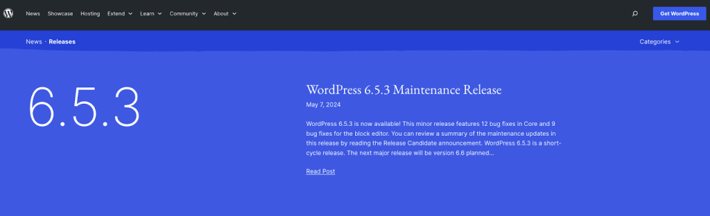 Website Maintenance