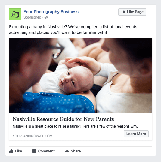 Facebook ad templates
