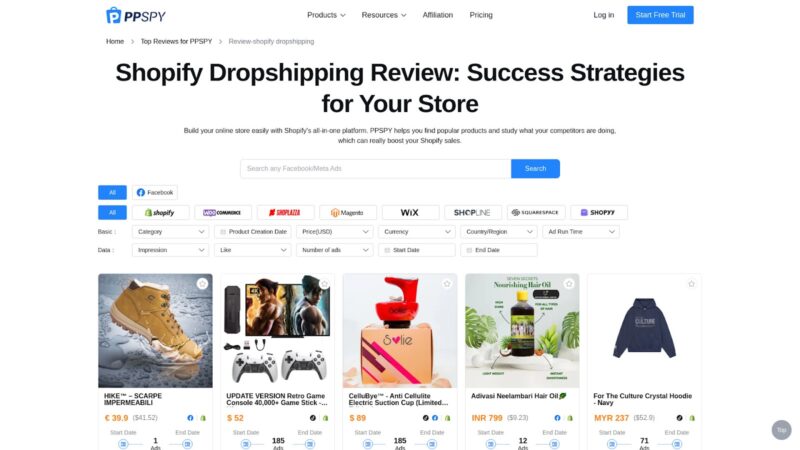 PPSPY Review 2025: Your Go-To Shopify Spy Tool