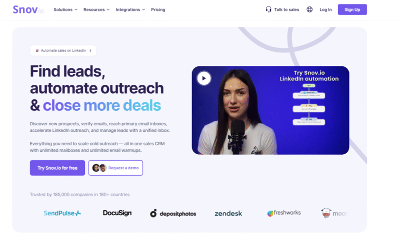 Best Cold Outreach Tools Snov.io