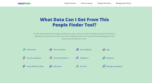 people finder Cocofinder