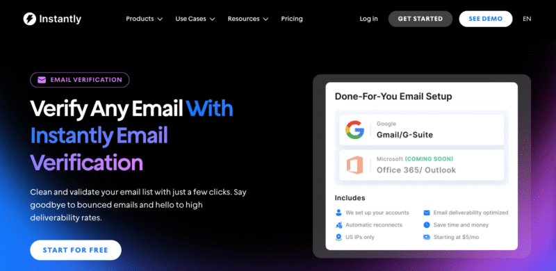 Email Verification Instantly