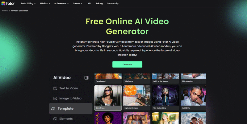 Fotor AI Video Generator in 2025: Create Stunning Visual Content with No Experience