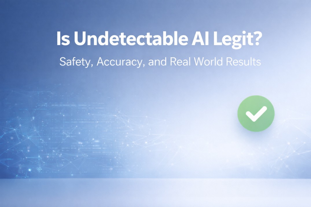 Is Undetectable AI Legit?