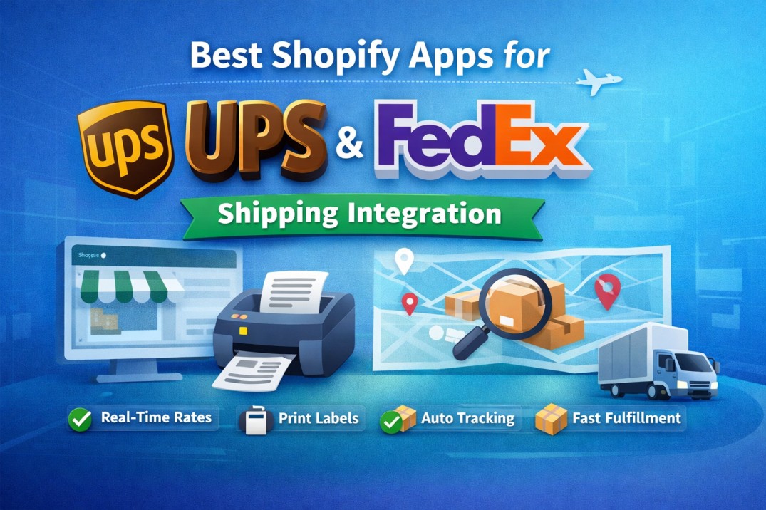 Top Shopify Apps for UPS and FedEx Shipping Integration
