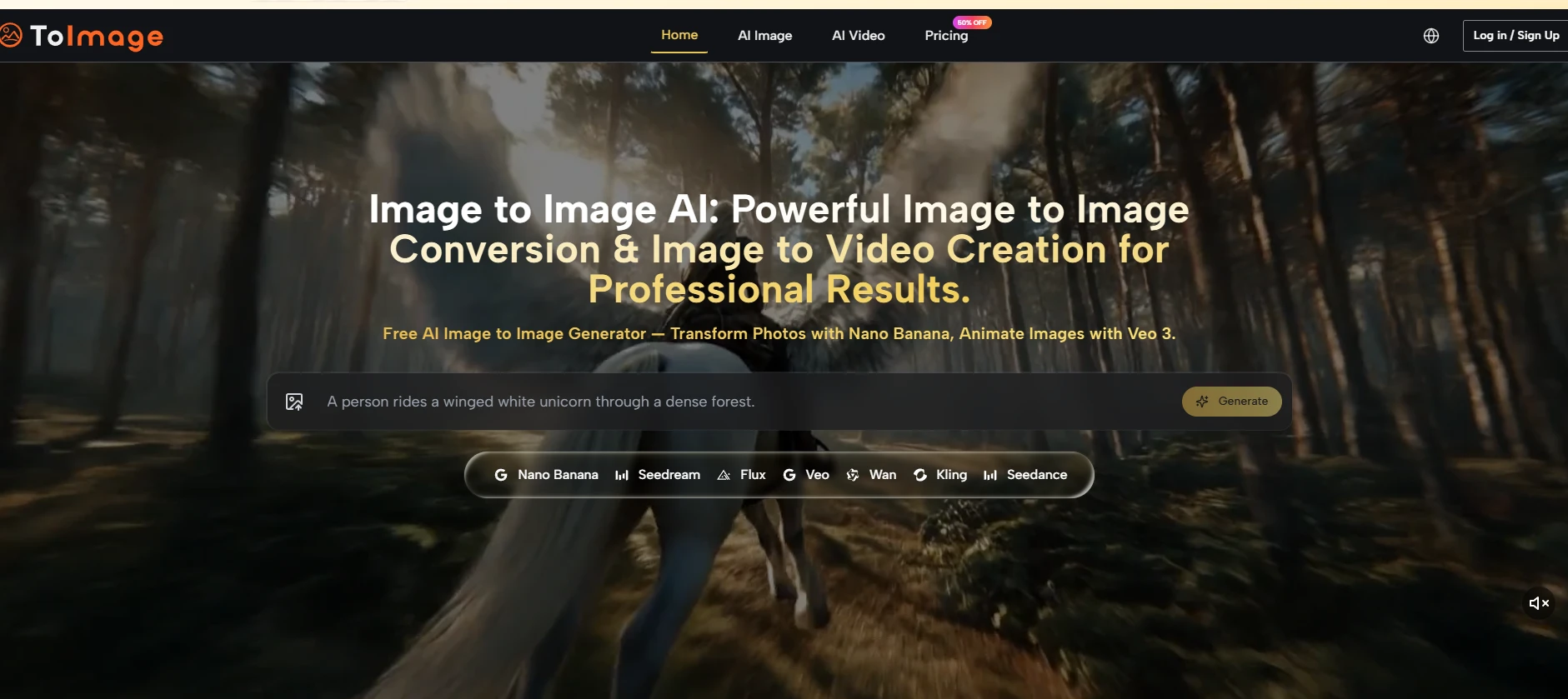 toimage image to image AI