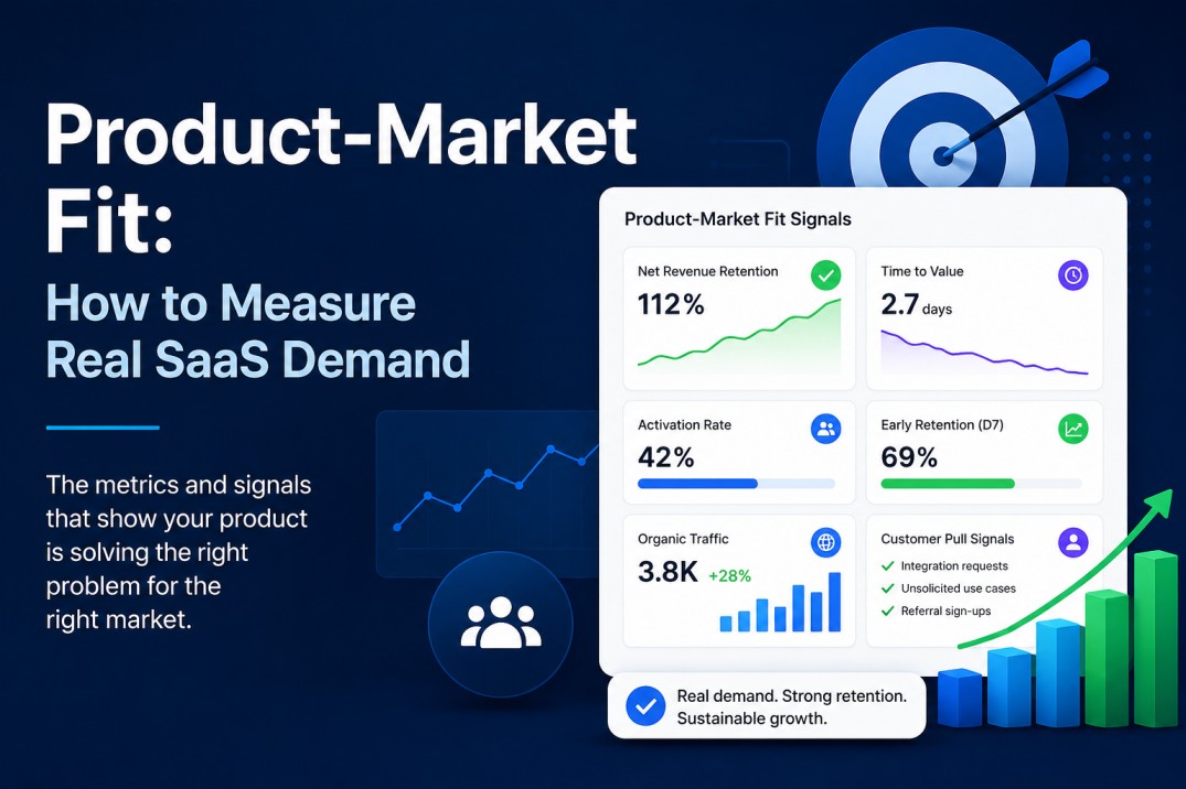 How to Measure Product-Market Fit: The Signals Most SaaS Teams Miss