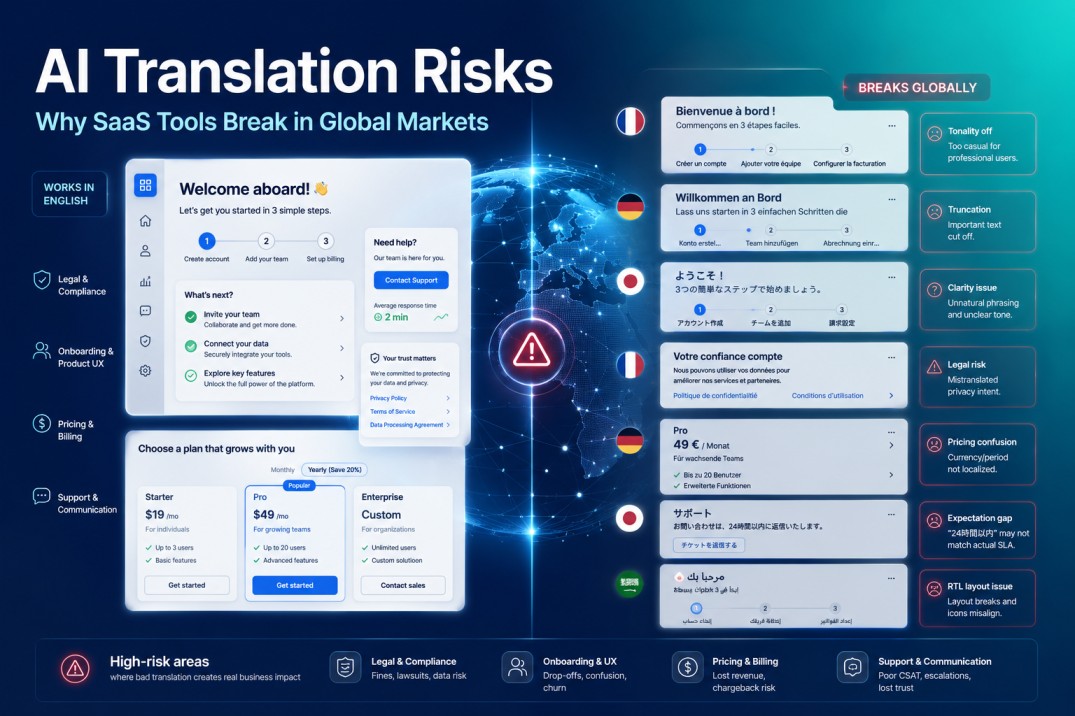 Why Your SaaS Tool Works in English but Breaks Everywhere Else