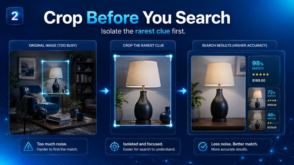 Crop Before You Search