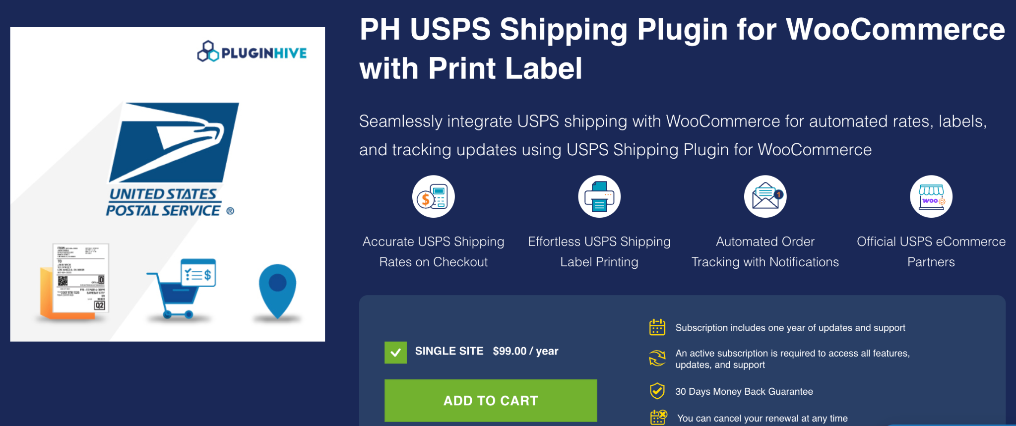 PH USPS Shipping Plugin for WooCommerce