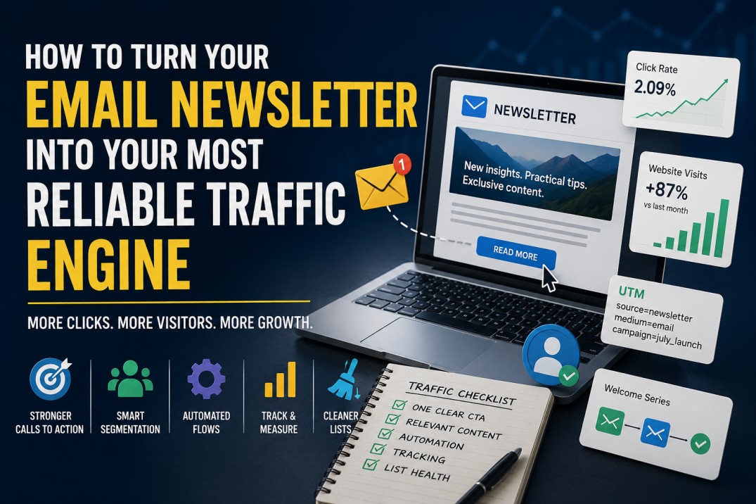 How to Turn Your Email Newsletter Into Your Most Reliable Traffic Engine