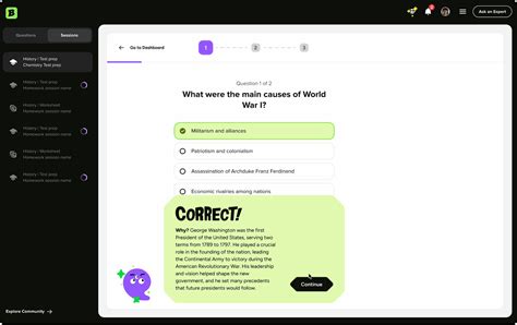 Brainly AI homework helper learning companion interface